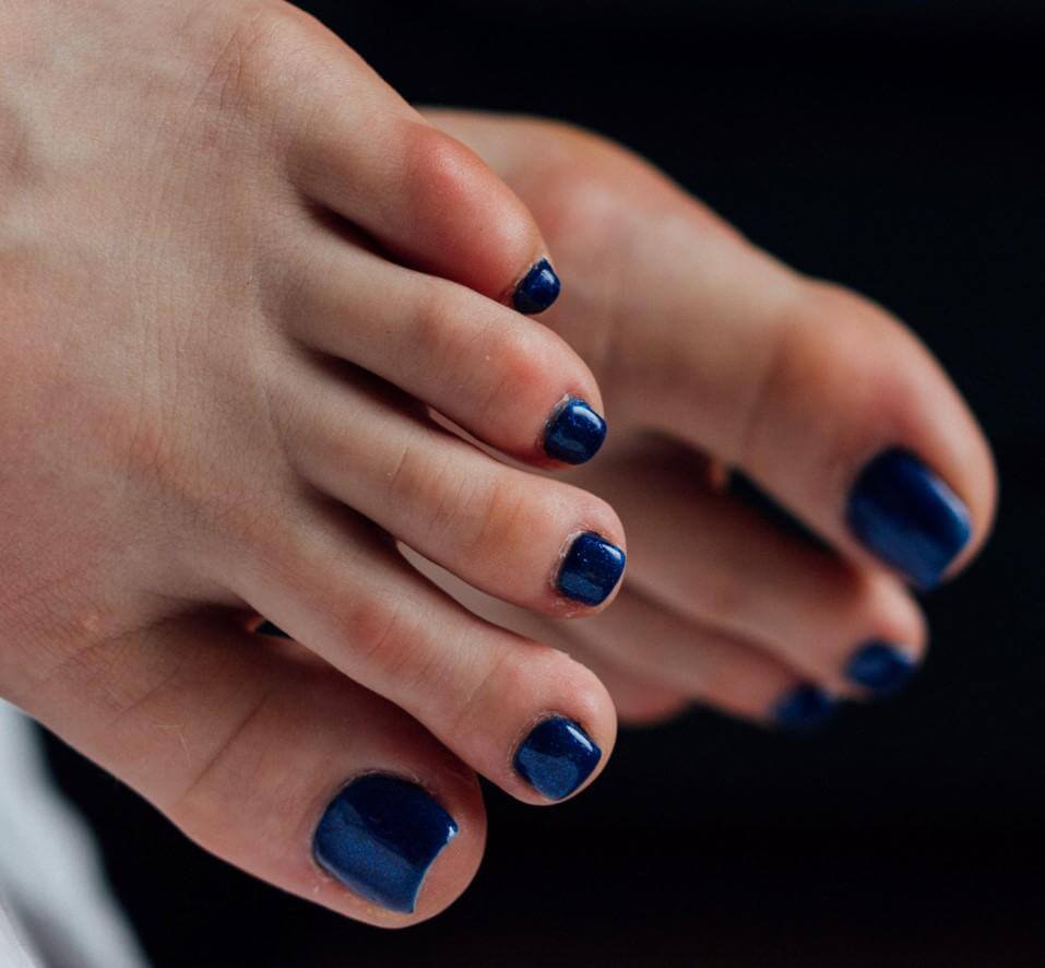 Painted Toe Nails